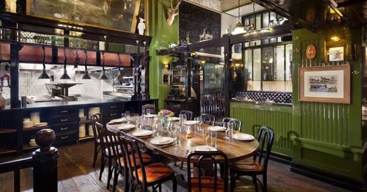 Dining room at The Breslin inside Ace Hotel New York