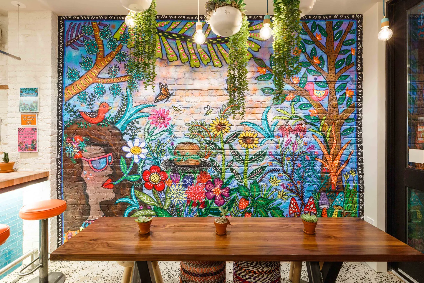 Plant-based burgers and fries from Lekka Burger